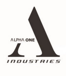 A ALPHA ONE INDUSTRIES logo