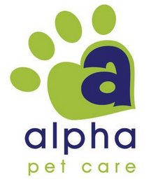 A ALPHA PET CARE logo