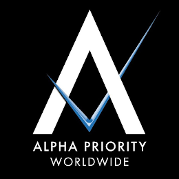 A ALPHA PRIORITY WORLDWIDE logo