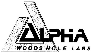 A ALPHA WOODS HOLE LABS logo