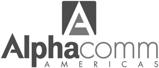 A ALPHACOMM AMERICAS logo