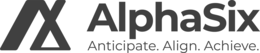 A ALPHASIX ANTICIPATE. ALIGN. ACHIEVE. logo