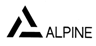 A ALPINE logo