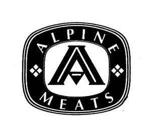 A ALPINE MEATS logo