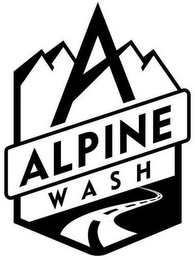 A ALPINE WASH logo
