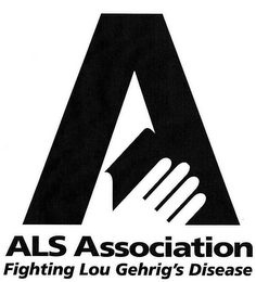 A ALS ASSOCIATION FIGHTING LOU GEHRIG'S DISEASE logo