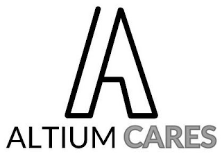 A ALTIUM CARES logo