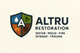 A ALTRU RESTORATION WATER - MOLD - FIRE - SEWAGE - TRAUMA logo