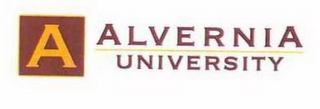 A ALVERNIA UNIVERSITY logo