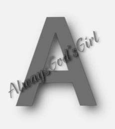 A ALWAYS GOD'S GIRL logo
