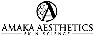 A AMAKA AESTHETICS SKIN SCIENCE logo