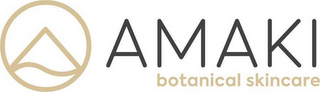 A AMAKI BOTANICAL SKINCARE logo