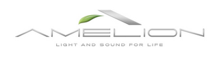 A AMELION LIGHT AND SOUND FOR LIFE logo