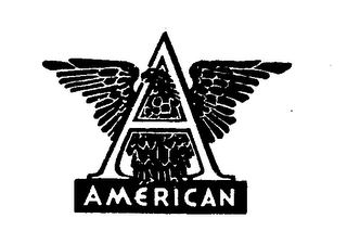 A AMERICAN logo