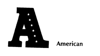 A AMERICAN logo