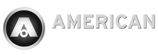 A AMERICAN logo