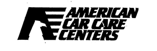 A AMERICAN CAR CARE CENTERS logo
