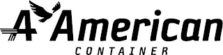 A AMERICAN CONTAINER logo