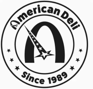 A AMERICAN DELI SINCE 1989 logo