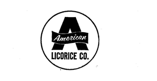 A AMERICAN LICORICE CO. logo