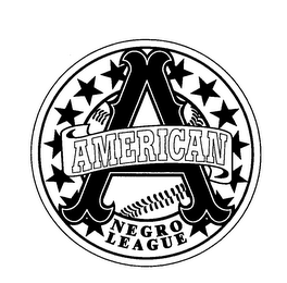 A AMERICAN NEGRO LEAGUE logo