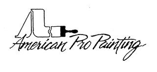 A AMERICAN PRO PAINTING logo
