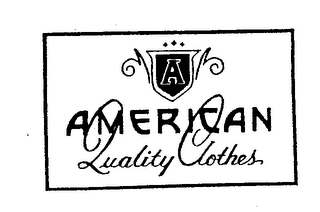 A AMERICAN QUALITY CLOTHES logo
