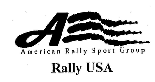 A AMERICAN RALLY SPORT GROUP RALLY USA logo