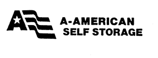 A-AMERICAN SELF STORAGE A logo