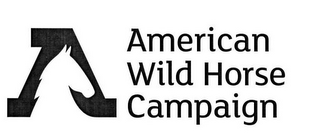 A AMERICAN WILD HORSE CAMPAIGN logo