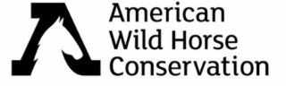 A AMERICAN WILD HORSE CONSERVATION logo