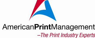 A AMERICANPRINTMANAGEMENT -THE PRINT INDUSTRY EXPERTS logo