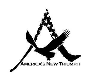 A AMERICA'S NEW TRIUMPH logo