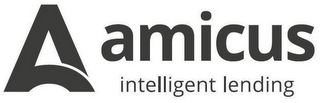 A AMICUS INTELLIGENT LENDING logo