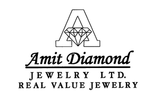 A AMIT DIAMOND JEWELRY LTD.  REAL VALUE JEWELRY logo