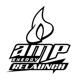 A AMP ENERGY RELAUNCH logo