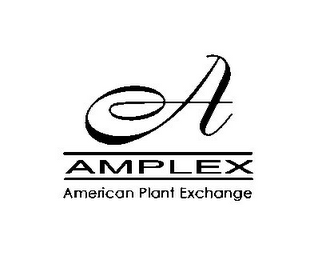 A AMPLEX AMERICAN PLANT EXCHANGE logo