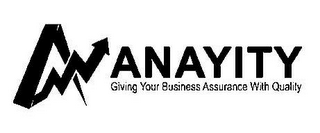 A ANAYITY GIVING YOUR BUSINESS ASSURANCE WITH QUALITY logo