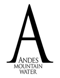 A ANDES MOUNTAIN WATER logo