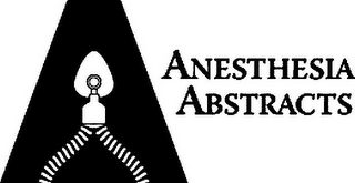 A ANESTHESIA ABSTRACTS logo