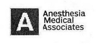 A ANESTHESIA MEDICAL ASSOCIATES logo