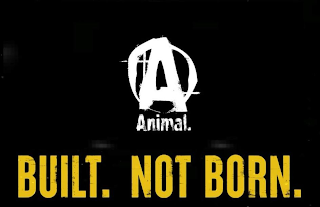A ANIMAL. BUILT. NOT BORN. logo