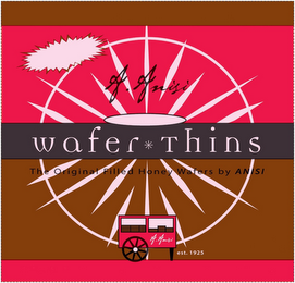 A. ANISI WAFER · THINS THE ORIGINAL HONEY FILLED WAFERS BY ANISI A. ANISI EST. 1925 logo