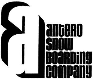 A ANTERO SNOW BOARDING COMPANY logo