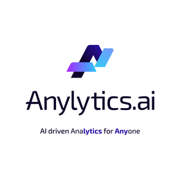 A ANYLYTICS.AI AI DRIVEN ANALYTICS FOR ANYONE logo