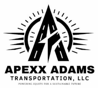 A APEXX ADAMS TRANSPORTATION, LLC POWERING EQUITY FOR A SUSTAINABLE FUTURE logo