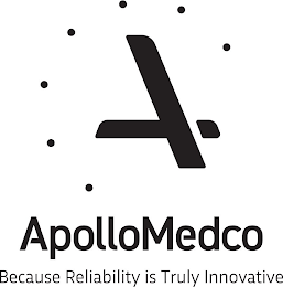 A APOLLO MEDCO BECAUSE RELIABILITY IS TRULY INNOVATIVE logo