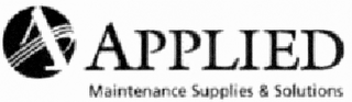 A APPLIED MAINTENANCE SUPPLIES & SOLUTIONS logo