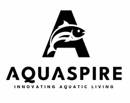 A AQUASPIRE INNOVATING AQUATIC LIVING logo