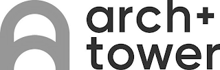 A ARCH + TOWER logo